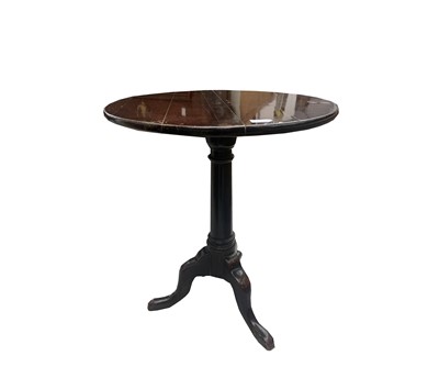 Lot 3244 - A George III mahogany tripod table, the...