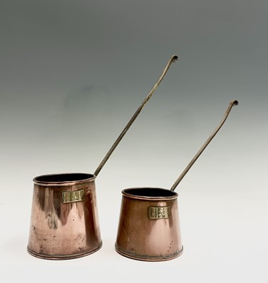 Lot 409 - A set of three graduated Wigorn Crafts copper...