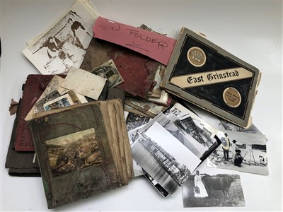 Lot 548 - A photograph album, East Grinstead council...