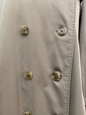 Lot 2832 - A men's Burberry trench coat, approximate size...