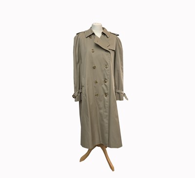 Lot 2832 - A men's Burberry trench coat, approximate size...