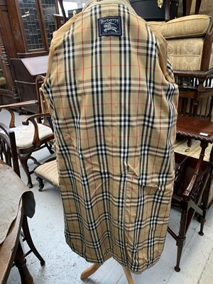 Lot 2832 - A men's Burberry trench coat, approximate size...