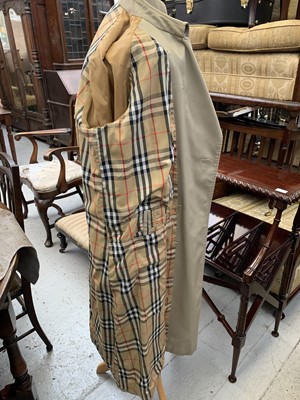Lot 2832 - A men's Burberry trench coat, approximate size...