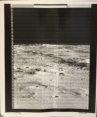 Lot 1499 - Two vintage space exploration photographs,...