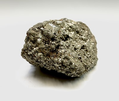 Lot 442 - A pyrite specimen 431gm and an opalescent...