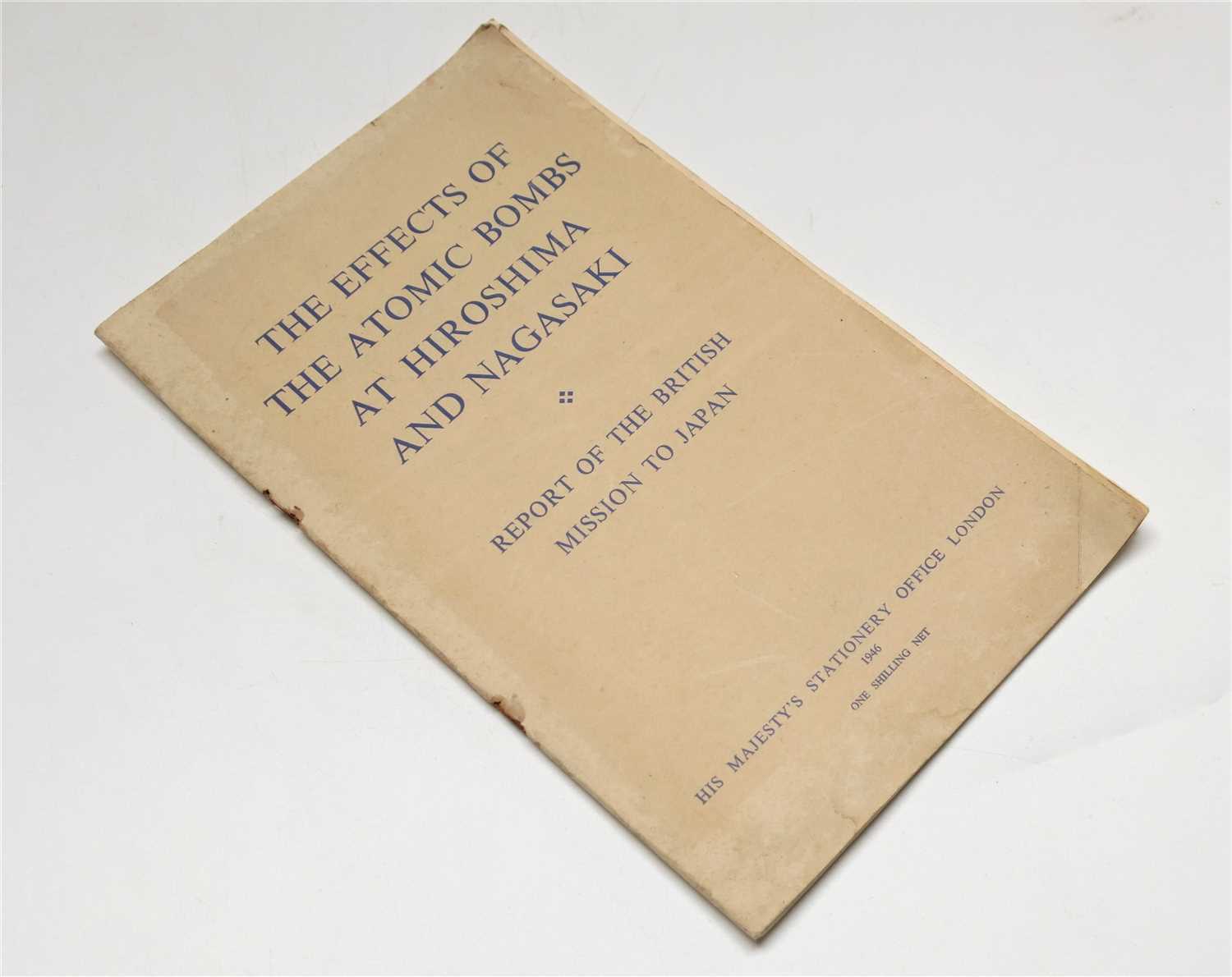 Lot 161 - 'The Effects of the Atomic Bombs at Hiroshima...