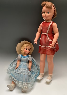 Lot 782 - Circa 1960s Dolls: Lot comprises two dolls in...