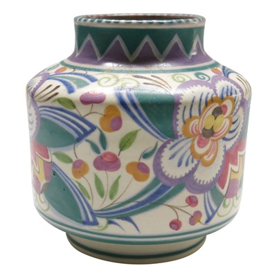 Lot 958 - A Poole Pottery painted rounded vase by Carter...