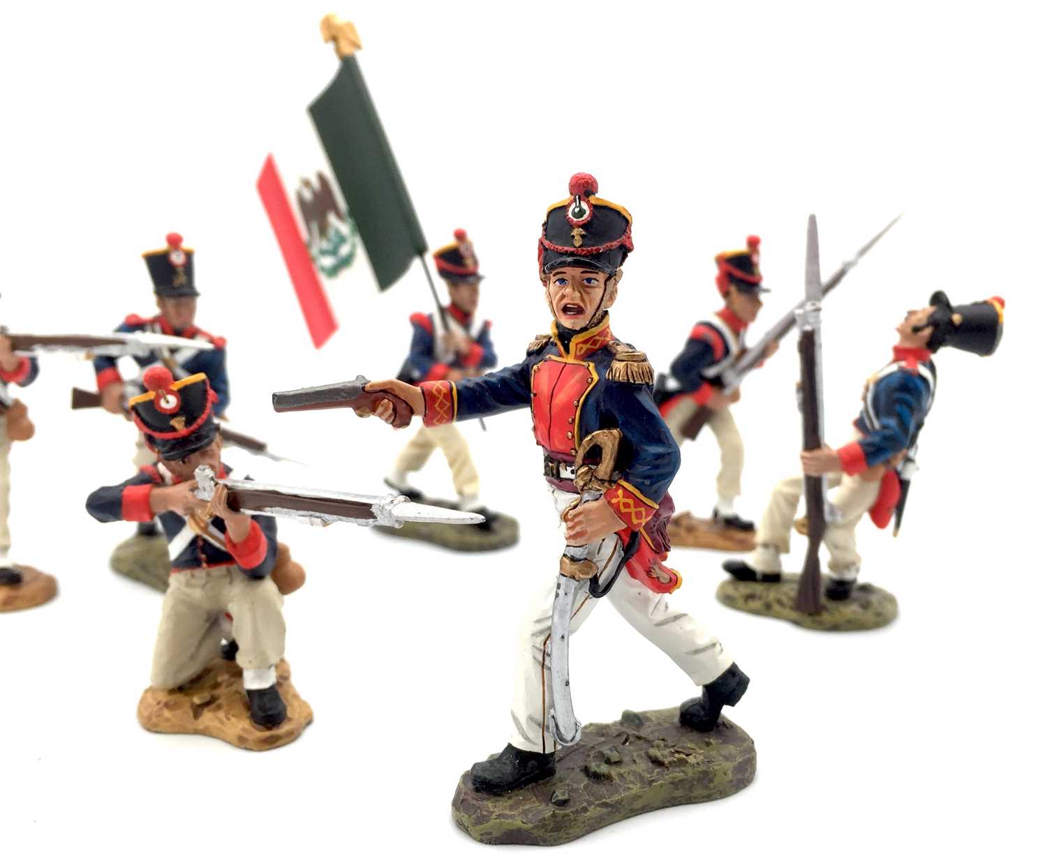 King & Country Remember The Alamo - RTA059 Trappeur Robert Mckinney, 1/32 Plomb
