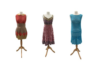 Lot 2853 - Vintage dresses, made by CYL, Dig For Victory...