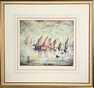 Lot 1163 - Laurence Stephen LOWRY (1887-1976) Coloured...