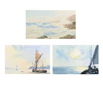 Lot 1150 - John FARQUAHARSEN Two Estruary watercolours...