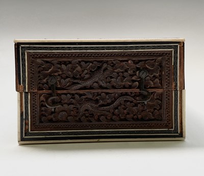Lot 1025 - An Anglo Indian Vizagapatam and sadeli work...
