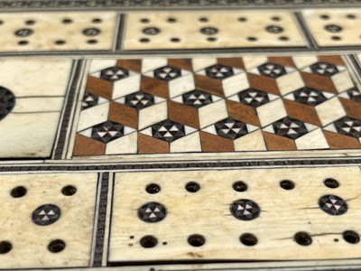 Lot 1025 - An Anglo Indian Vizagapatam and sadeli work...
