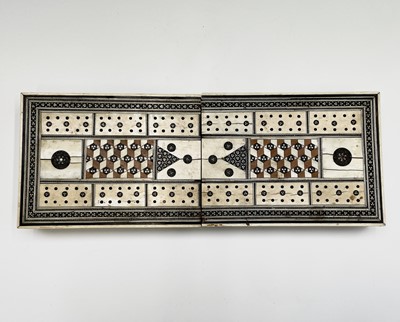 Lot 1025 - An Anglo Indian Vizagapatam and sadeli work...