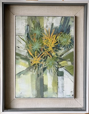 Lot 1039 - Eric PATTON (1925-2004) Flowers Oil on board...