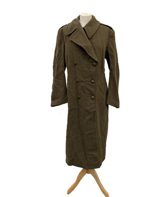 Lot 2869 - A wool, French army issue greatcoat, Marseille...