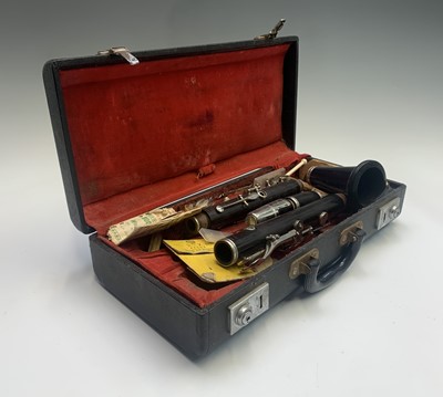 Lot 455 - A cased clarinet.