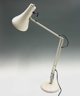 Lot 503 - An Anglepoise lamp, cream painted and raised...