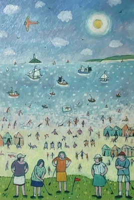 Lot 209 - Joan GILLCHREST (1918-2008) Seaside Golf,...