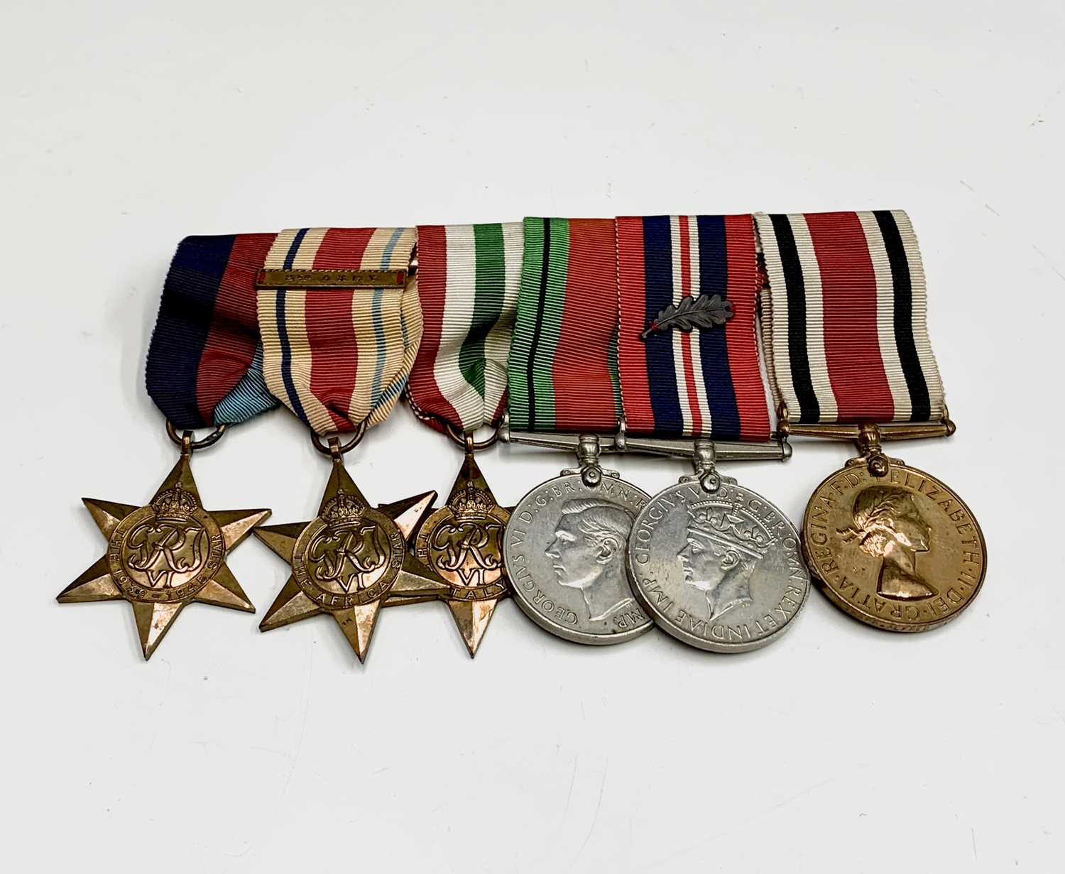 Lot 208 - Medals - A group of 5 World War 2 medals plus...