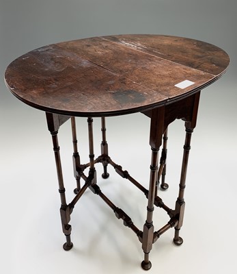 Lot 3167 - A small Georgian mahogany spider leg table,...