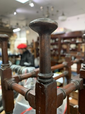 Lot 3167 - A small Georgian mahogany spider leg table,...