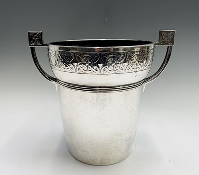 Lot 550 - A silver plated WMF ice bucket, 1930s, with...