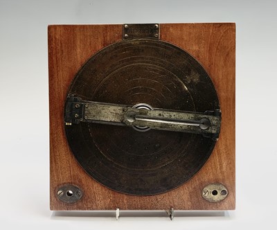 Lot 527 - A 19th century brass marine azimuth compass by...