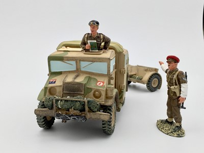 Lot 583 - King & Country 8th Army - EA05 'Quad Tractor'...