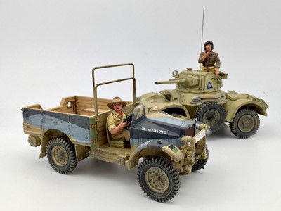 Lot 584 - King & Country 8th Army - EA62 Morris CS8,...