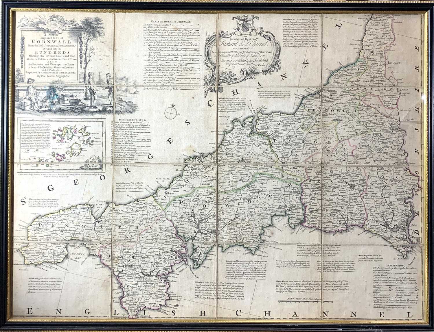 Lot 1249 - THOMAS KITCHIN. 'A new and improved map of