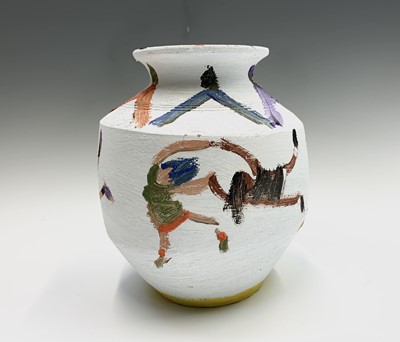 Lot 812 - Simeon STAFFORD (b.1956) A pottery vase hand...