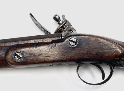 Lot 195 - A 19th century flintlock musket, for a child,...
