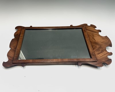 Lot 3060 - A reproduction mahogany wall mirror by Bevan...