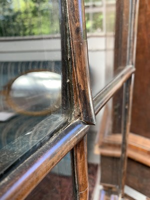 Lot 3007 - A William and Mary style walnut cabinet on...