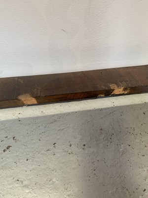 Lot 3007 - A William and Mary style walnut cabinet on...