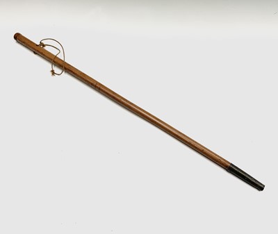 Lot 532 - An early 19th century gentleman's malacca cane....