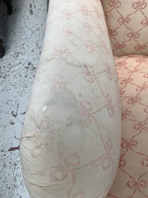 Lot 3161 - A Victorian style upholstered armchair, by...