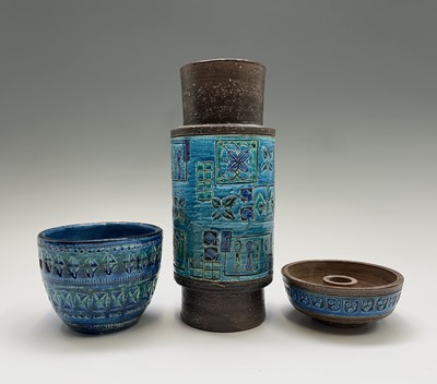 Lot 1051 - A Bitossi 'Rimini blue' Italian pottery...