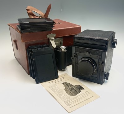 Lot 563 - A Marion Soho reflex camera, with...