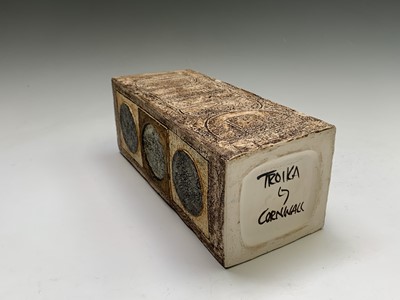 Lot 1016 - TROIKA POTTERY (1963-1983) Tall Rectangular...