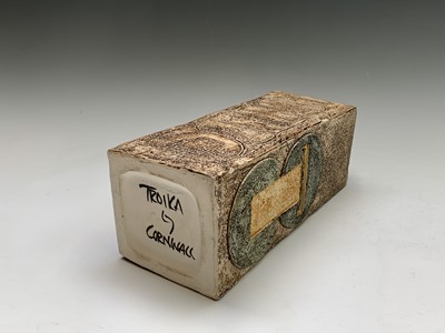 Lot 1016 - TROIKA POTTERY (1963-1983) Tall Rectangular...