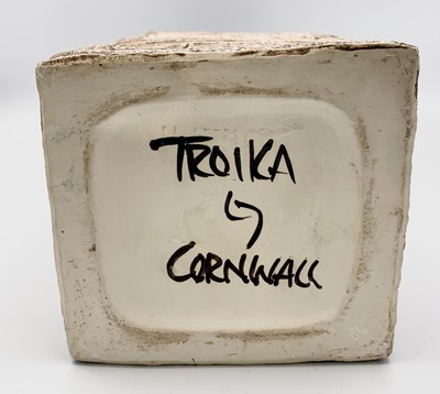 Lot 1016 - TROIKA POTTERY (1963-1983) Tall Rectangular...