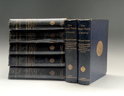 Lot 1266 - W LAIRD CLOWES. 'The Royal Navy, A History...