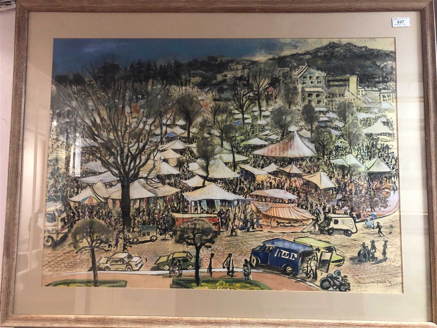 Lot 627 - A watercolour by Susan Horsfield, titled 'The...