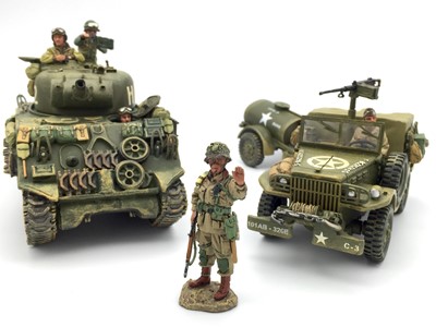 Lot 586 - King & Country D. Day '44 - DD45 M4 A3 Sherman...