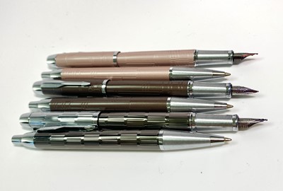 Lot 1101 - Three Parker IM Premium fountain pens each...