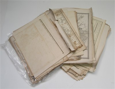 Lot 8 - TOWN MAPS, COUNTY MAPS ETC approx 200 engr maps.