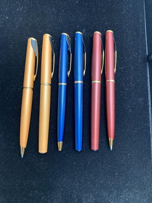 Lot 1110 - Three pairs of Parker Inflection pens